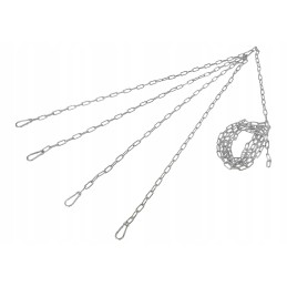 Stainless steel chain set for square grill grate
