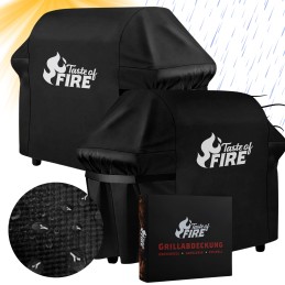 Apsauginis gaubtas, vandeniui atsparus aukščiausios kokybės dujinis grilio dangtis ištisus metus