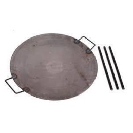 Frying pan, wok made of thick carbon sheet