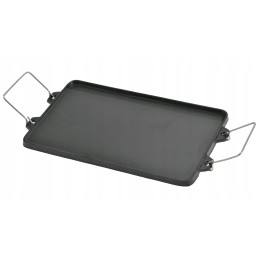 Cast iron double-sided plate grill grate fireplace grill pan