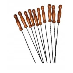 Kahvlipulgad jaanitule grillipulgad 150 cm 10 tk! + riidepuu + toed