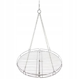 Folding grill grate mfh fox outdoor - round (33641)