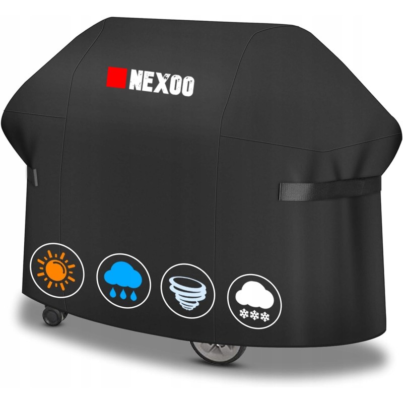 Cover for garden grill waterproof strong 147x61x122cm case