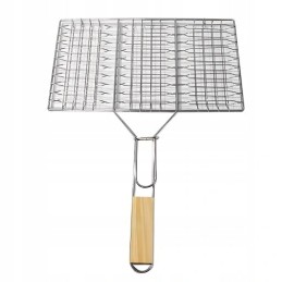 ⭐⭐Tērauda režģis grilēšanas tīkls zivju gaļa bbq grilam 32x20cm⭐⭐