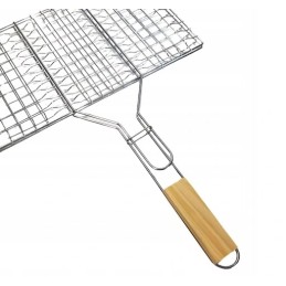 ⭐⭐Tērauda režģis grilēšanas tīkls zivju gaļa bbq grilam 32x20cm⭐⭐
