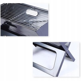 ⭐ camping charcoal grill portable foldable suitcase camping garden large ⭐