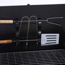 ⭐ anglis stovyklavimo grilis nešiojamas sulankstomas lagaminas sodas kempingas + stalo įrankiai ⭐