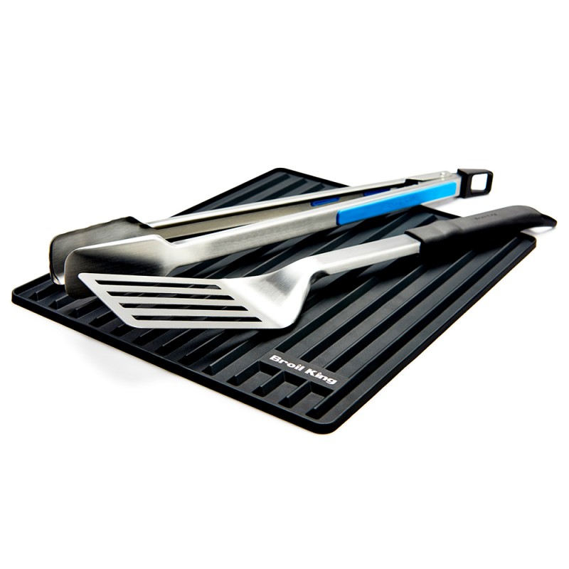 Broil king silikona grila sānu plaukta grila paklājiņš 35 5 x 28
