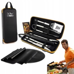 ❇️Tēva dienas dāvanu grillfather bbq legend komplekts - aksesuāri un grila paklājiņi❇️