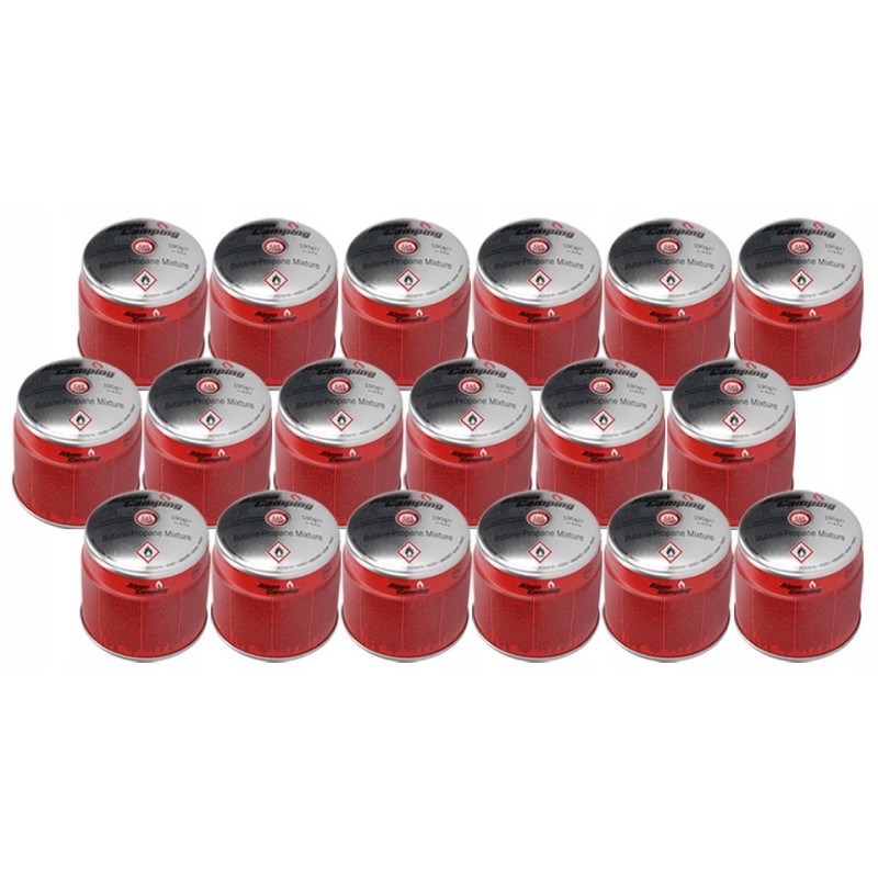 Dujų kasetė 190g dujinė krosnelei Planika, Alpen camping x18 lutlamps