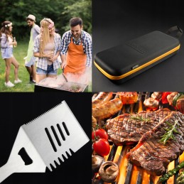 BBQ piederumu leģendu komplekts 10gab futrālis