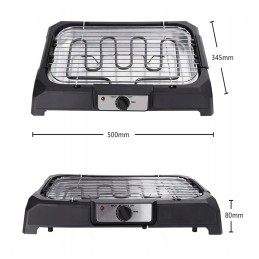 Elektrinis grilis balkonui, terasai, sodui, galia 2000 vatų