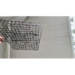 Grilling rack for fish vegetables closed basket steel grid useful!!!