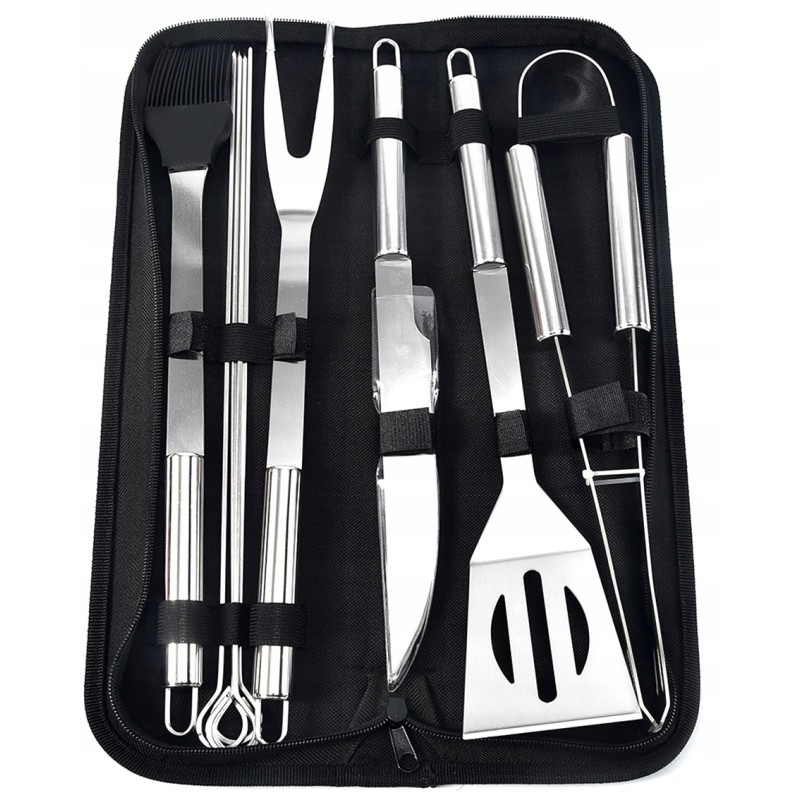 Barbecue set accessories cutlery utensils 10 in 1