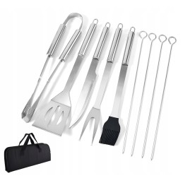Barbecue set accessories cutlery utensils 10 in 1