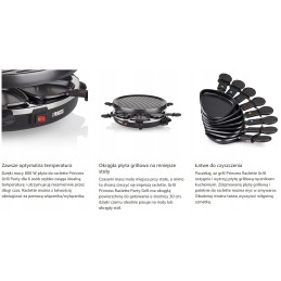 Elektrinių grilių princesė 162725 raclette rinkinys