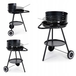 Grill garden grill round grate with adjustable grate height