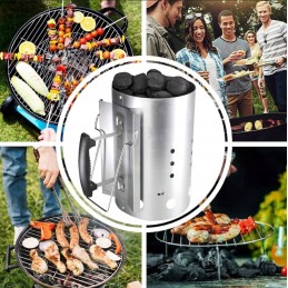 Grillkorsten söebrikett kaminatule süütamiseks xxl 30,5 x 19 cm