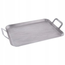 Plekist plaat, rest, täisterasest grillalus, 43x25 cm