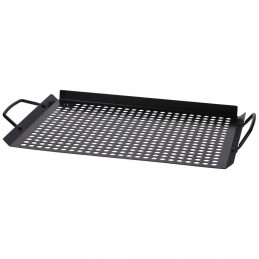 Grill plate grill grate grill pan perforated 43x28 cm