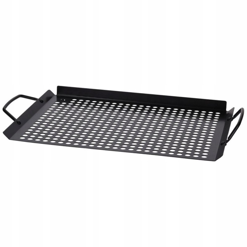 Grill plate grill grate grill pan perforated 43x28 cm