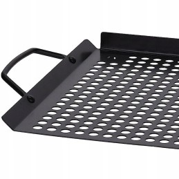 Grill plate grill grate grill pan perforated 43x28 cm