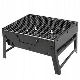 Turistinė kepsninė su anglimis, nešiojama, sulankstoma, lagaminas, sodo kempingas, xxl