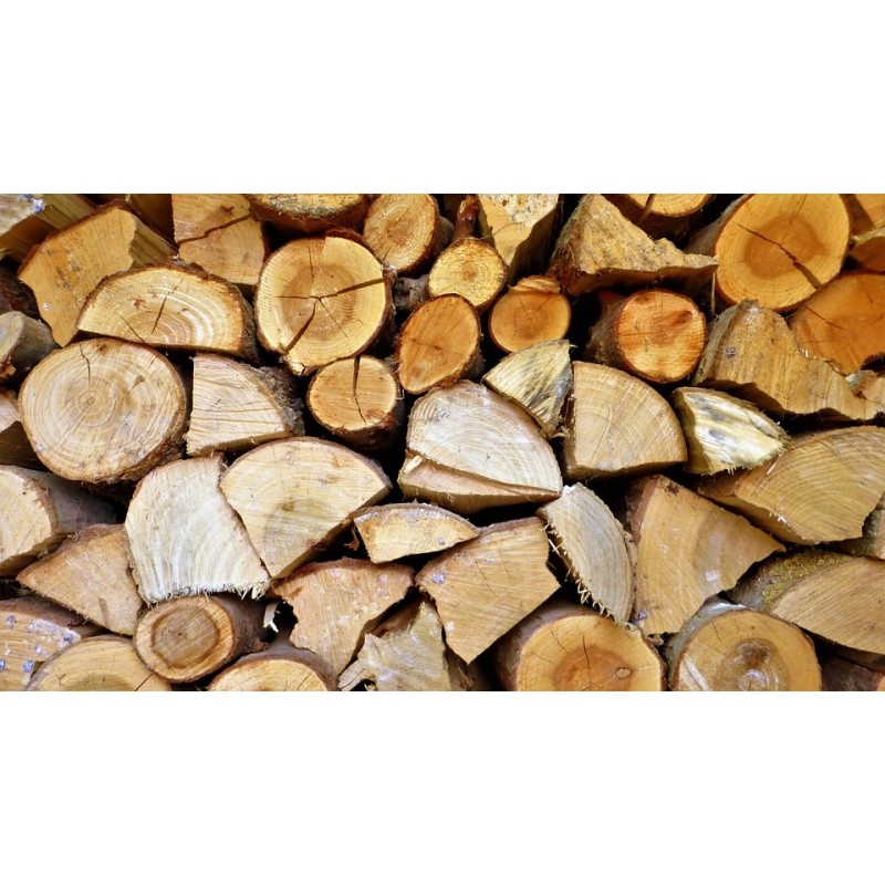 Mediena be žievės žuvies rūkymui, 10 kg pelenų