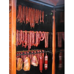 Mediena be žievės žuvies rūkymui, 10 kg pelenų