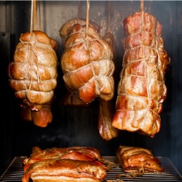 Mediena be žievės žuvies rūkymui, 10 kg pelenų