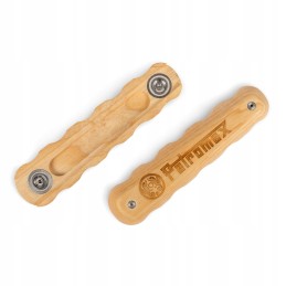 Wooden handle for forged petromax pans