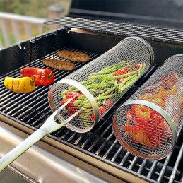 Grill basket grate set of 2