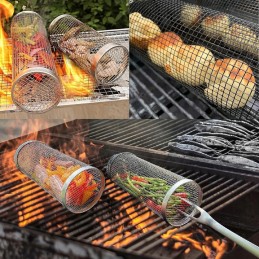 Grill basket grate set of 2