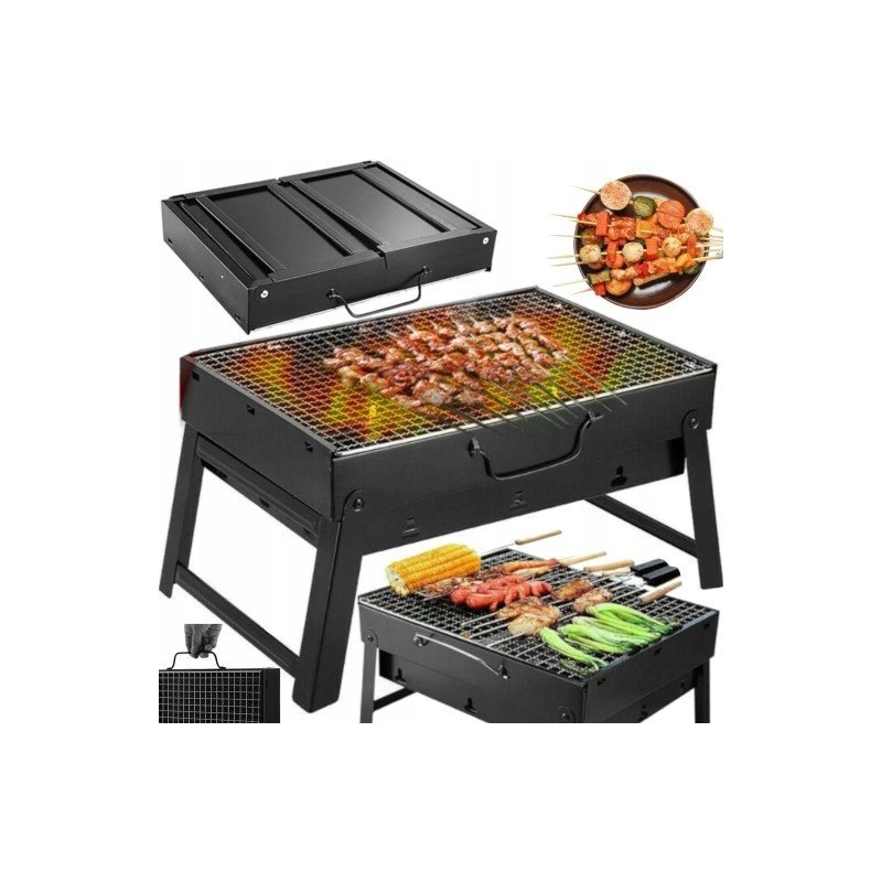 ⭐⭐Grill sulankstomas turistinis lagaminas nešiojamas sodas anglis kempingas BBQ⭐⭐
