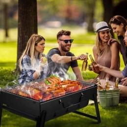⭐⭐Grill sulankstomas turistinis lagaminas nešiojamas sodas anglis kempingas BBQ⭐⭐