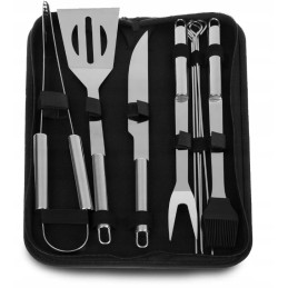 Grillitarvikute komplekt 9-in-1 karbis