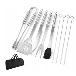 Grillitarvikute komplekt 9-in-1 karbis