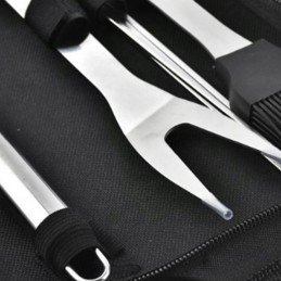 Bārbekjū piederumu komplekts 9-in-1 maciņā
