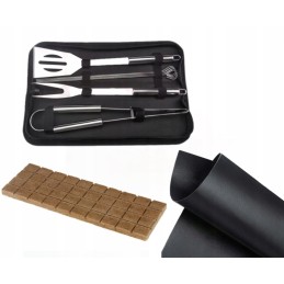 Grillitarvikute komplekt 9-in-1 karbis