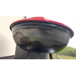 Sulankstoma, nešiojama sodo anglių kepsninė su grotelių dangteliu