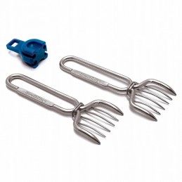 Broil king metalinės šakės mėsai traukti