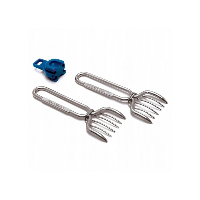 Broil king metalinės šakės mėsai traukti