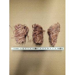 Kartoninis židinio starteris iš medžio vatos