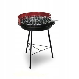 Klasikinis anglinis grilis, židinys, chromuotos grotelės, sulankstomas, mažas, patogus