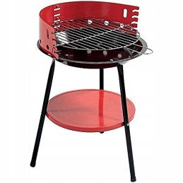 Klasikinis anglinis grilis, židinys, chromuotos grotelės, sulankstomas, mažas, patogus