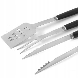 ✅ barbecue cutlery set - stainless steel with case adler ad6727