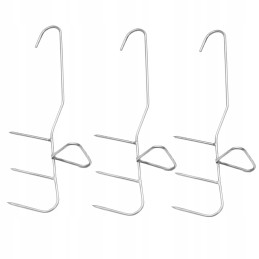 Borniak kabliukas 21 tipas skirtas žuviai rūkyti, trigubas plieninis, 3 vnt. hw-21/3