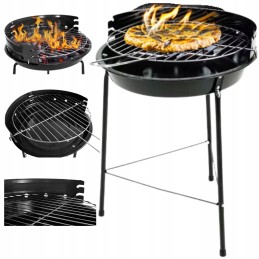 Juodos anglies kepsninės su reguliuojamo aukščio apvaliomis metalinėmis grotelėmis