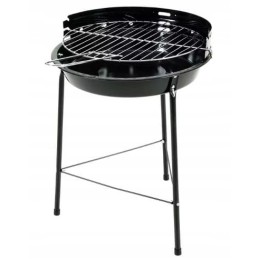 Juodos anglies kepsninės su reguliuojamo aukščio apvaliomis metalinėmis grotelėmis