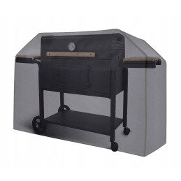 Aastaringne grillkate, veekindel UV-kaitseümbris, must 145x117x61